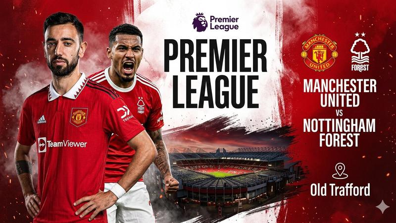 Man United vs Nottingham Forest 17 Mei 2026